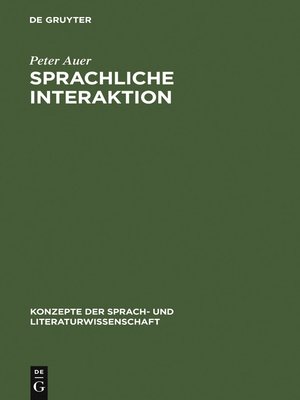 cover image of Sprachliche Interaktion